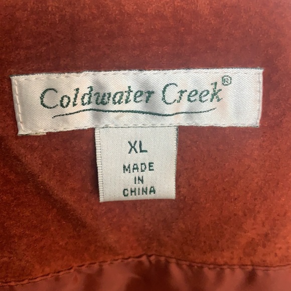 Gorgeous burnt orange 2 button swing cropped suede jacket - Picture 10 of 12